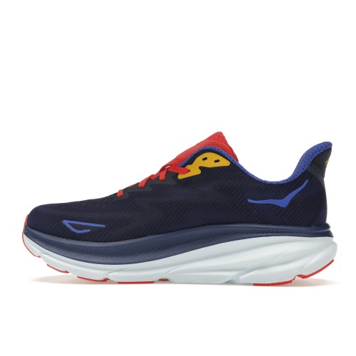 Кроссы Hoka One One Clifton 9 Bellwether Blue - мужская сетка размеров