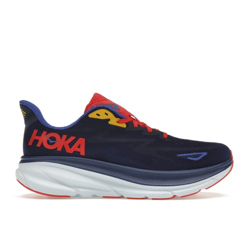 Кроссы Hoka One One Clifton 9 Bellwether Blue - мужская сетка размеров