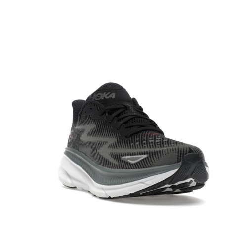 HOKA Clifton 9 Black Outer Orbit - мужская сетка размеров