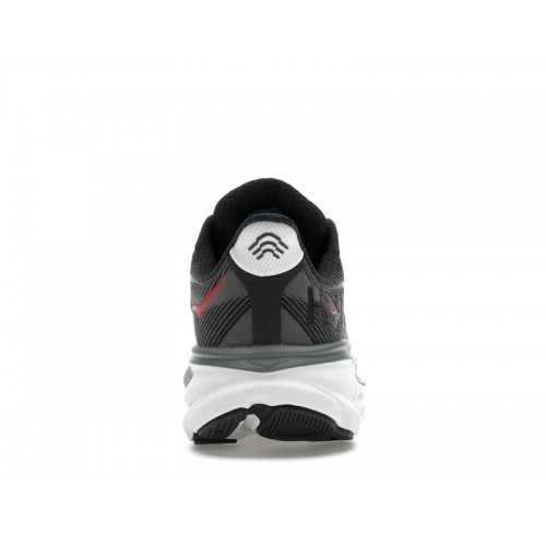 HOKA Clifton 9 Black Outer Orbit - мужская сетка размеров