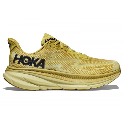 HOKA Clifton 9 Golden Lichen - мужская сетка размеров