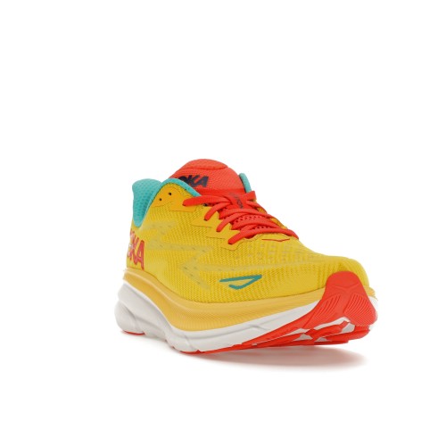 Кроссы Hoka One One Clifton 9 Passion Fruit Maize - мужская сетка размеров