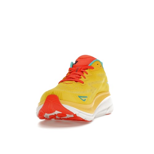 Кроссы Hoka One One Clifton 9 Passion Fruit Maize - мужская сетка размеров