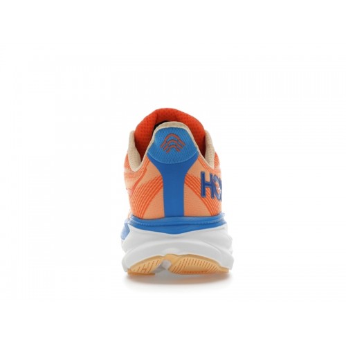 HOKA Clifton 9 Vibrant Orange Impala - мужская сетка размеров
