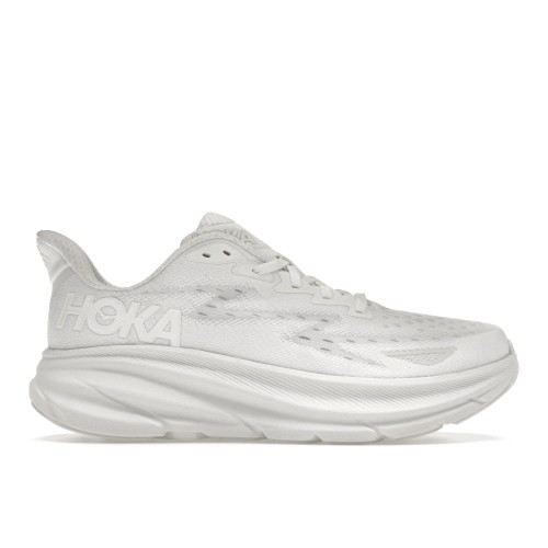 Кроссы Hoka One One Clifton 9 White - мужская сетка размеров