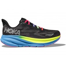 Женские кроссовки Hoka One One Clifton 9 Black All Aboard Multi-Color (W)