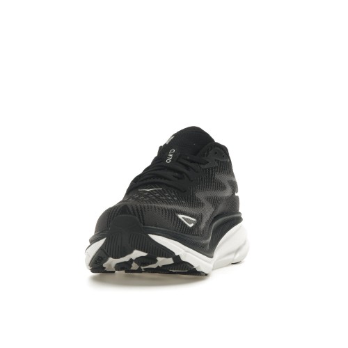 Кроссы Hoka One One Clifton 9 Black White (W) - женская сетка размеров