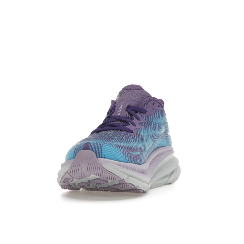 Кроссы Hoka One One Clifton 9 Chalk Violet Pastel Lilac (W) - женская сетка размеров