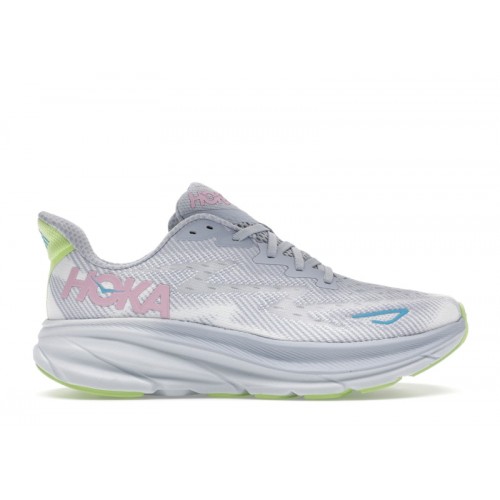 HOKA Wmns Clifton 9 Gull Sea Ice - женская сетка размеров