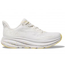 Женские кроссовки Hoka One One Clifton 9 White Lemonade (W)