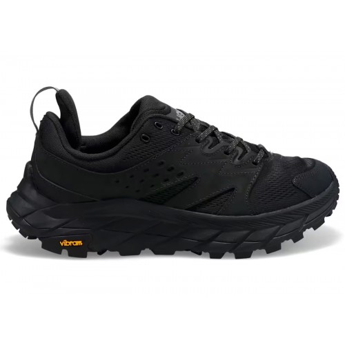 Кроссы Hoka Oneone Anacapa Breeze Low Triple Black - мужская сетка размеров