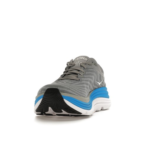 Кроссы Hoka One One Gaviota 5 Limestone Diva Blue - мужская сетка размеров