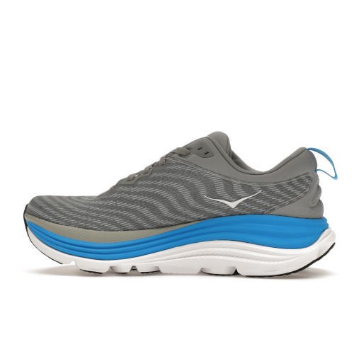 Кроссы Hoka One One Gaviota 5 Limestone Diva Blue - мужская сетка размеров