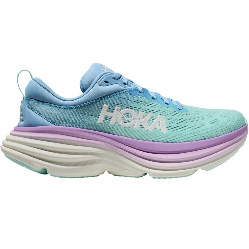 Кроссы Hoka One One Bondi 8 Airy Blue Sunlit Ocean (W) - женская сетка размеров