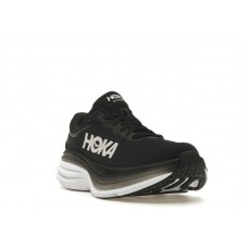 Женские Hoka One One Bondi 8 Black White (W)