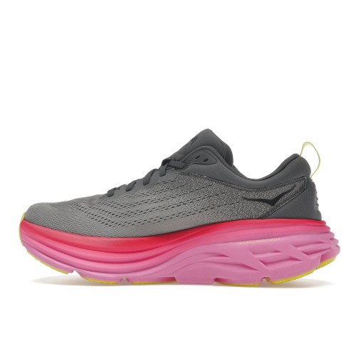 Кроссы Hoka One One Bondi 8 Castlerock Strawberry (W) - женская сетка размеров