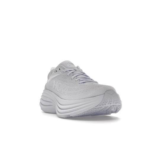 Кроссы Hoka One One Bondi 8 Triple White (W) - женская сетка размеров