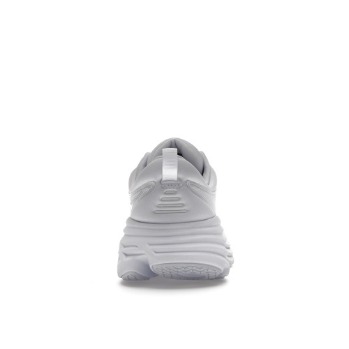 Кроссы Hoka One One Bondi 8 Triple White (W) - женская сетка размеров