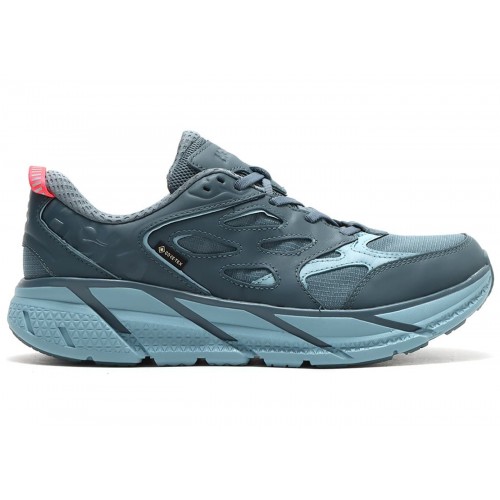 Кроссы Hoka One One Clifton L Gore-Tex Goblin Blue Stone Blue (All Gender) - мужская сетка размеров