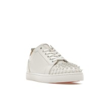 Christian Louboutin Louis Junior Spikes White