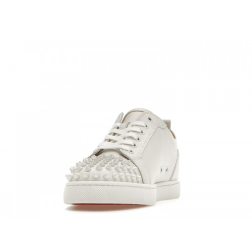 Christian Louboutin Louis Junior Spikes White - мужская сетка размеров