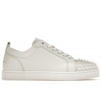 Christian Louboutin Louis Junior Spikes White