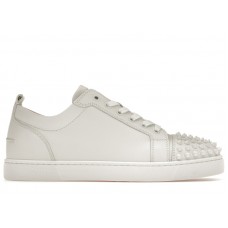 Christian Louboutin Louis Junior Spikes White