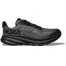 Подростковые Hoka One One Clifton 9 Black Carbon Black (GS)
