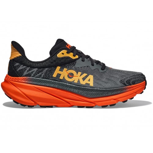 Кроссы Hoka One One Challenger ATR 7 Castlerock Flame - мужская сетка размеров