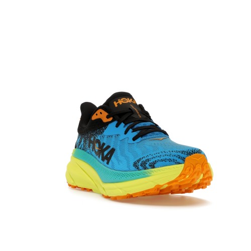 Кроссы Hoka One One Challenger ATR 7 Diva Blue Evening Primrose - мужская сетка размеров