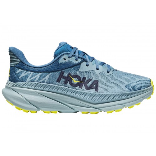 Кроссы Hoka One One Challenger ATR 7 Stone Blue Evening Primrose - мужская сетка размеров