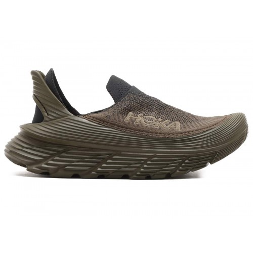 Кроссы Hoka Restore TC Dark Olive - мужская сетка размеров