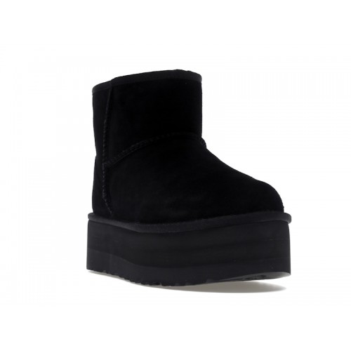 UGG Classic Mini Platform Boot Black (W) - женская сетка размеров