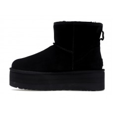 Женские UGG Classic Mini Platform Boot Black (W)
