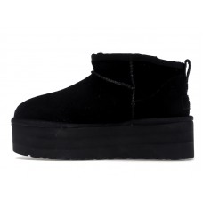 Женские UGG Classic Ultra Mini Platform Boot Black (W)