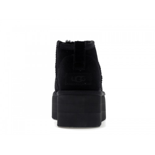 UGG Classic Ultra Mini Platform Black (W) - женская сетка размеров