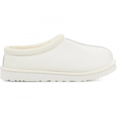 UGG Tasman Leather Slipper White - мужская сетка размеров