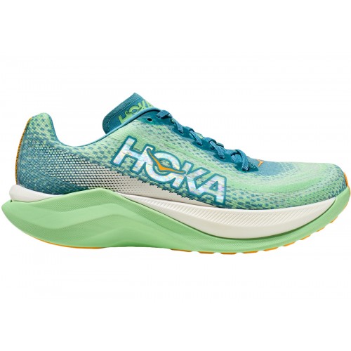 Кроссы Hoka One One Mach X Ocean Mist Lime - мужская сетка размеров