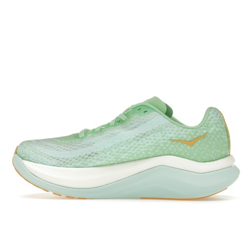 Кроссы Hoka One One Mach X Lime Glow Sunlit Ocean (W) - женская сетка размеров