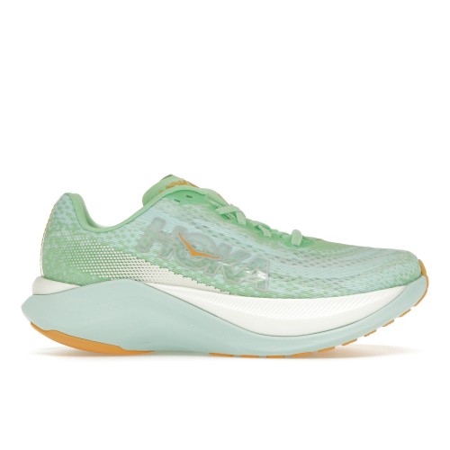 Кроссы Hoka One One Mach X Lime Glow Sunlit Ocean (W) - женская сетка размеров