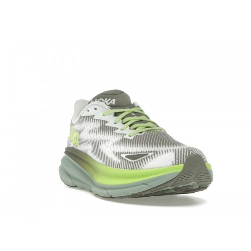 HOKA Clifton 9 GORE-TEX Slate Aloe Vera - мужская сетка размеров
