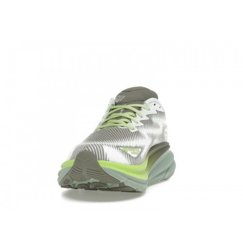 HOKA Clifton 9 GORE-TEX Slate Aloe Vera - мужская сетка размеров