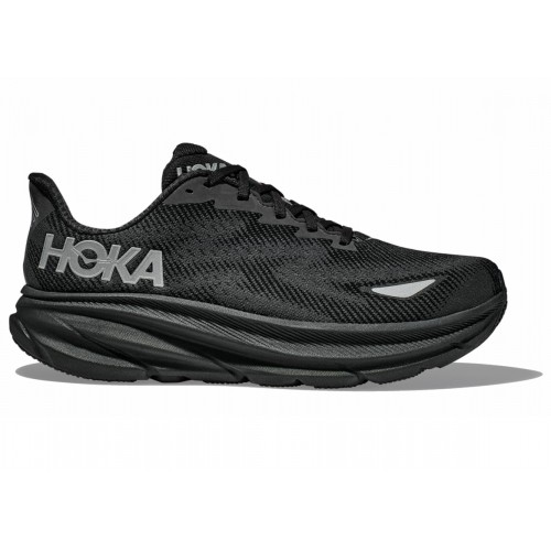 Кроссы Hoka One One Clifton 9 GTX Black Black (W) - женская сетка размеров