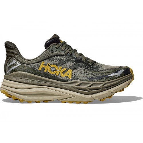 HOKA Stinson 7 Olive Haze Forest Cover - мужская сетка размеров