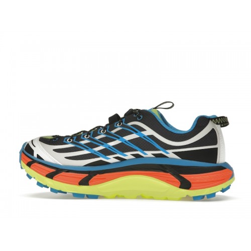 HOKA Mafate Three2 Black Diva Blue Orange - мужская сетка размеров HOKA Mafate Three2 Black Diva Blue Orange - мужская сетка размеров