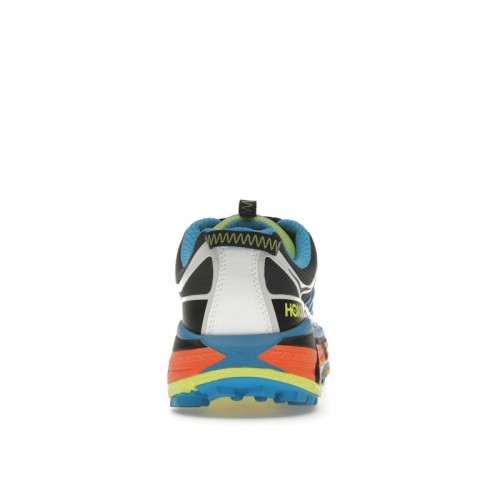 HOKA Mafate Three2 Black Diva Blue Orange - мужская сетка размеров HOKA Mafate Three2 Black Diva Blue Orange - мужская сетка размеров