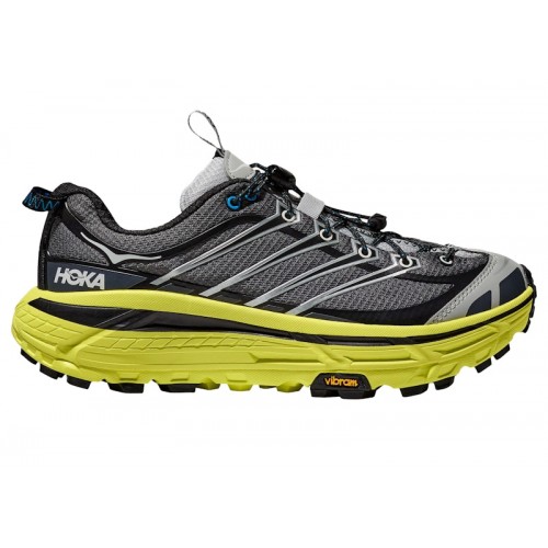 HOKA Mafate Three2 Black Citrus - мужская сетка размеров