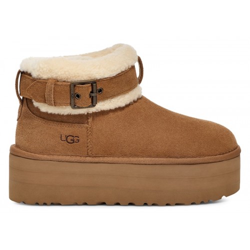 UGG Ultra Mini Belted Roller Boot Chestnut (W) - женская сетка размеров