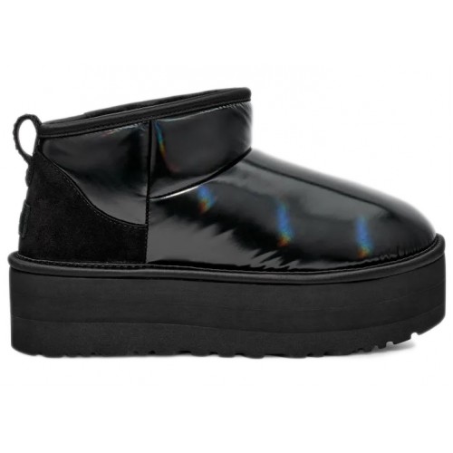 UGG Ultra Mini Platform Hi Shine Boot Black (W) - женская сетка размеров