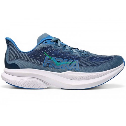 HOKA Mach 6 Downpour Thunder Cloud - мужская сетка размеров